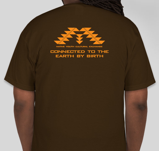 Native Youth Cultural Exchange 2014 Fundraiser - unisex shirt design - back