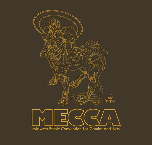 MECCAcon Tee #3 shirt design - zoomed