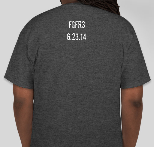 Run For Kyler 2015 Fundraiser - unisex shirt design - back