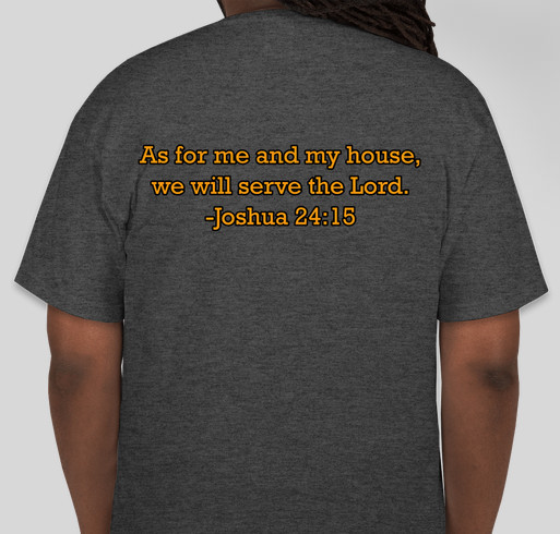 taking a stand for prayer Fundraiser - unisex shirt design - back