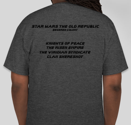 Fund Raising for the Knights of Peace Community Fundraiser - unisex shirt design - back