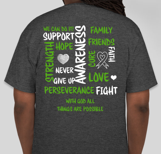 Shirley's Journey Fundraiser - unisex shirt design - back