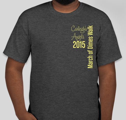 Team Carleigh's Angels Fundraiser - unisex shirt design - front