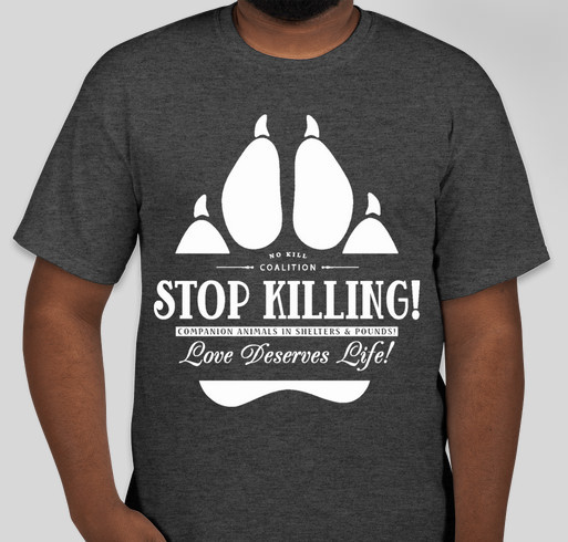 Shirts for the Shawnee, OK No Kill Shelter Fundraiser - unisex shirt design - front