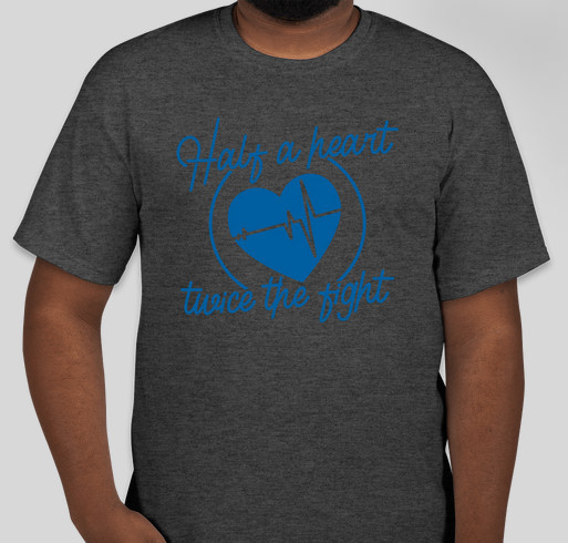 zoeys fight against chd Fundraiser - unisex shirt design - front
