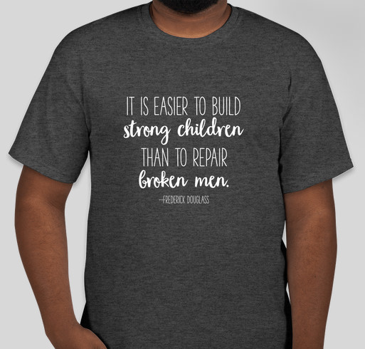 Build strong children by supporting First Book! Fundraiser - unisex shirt design - front