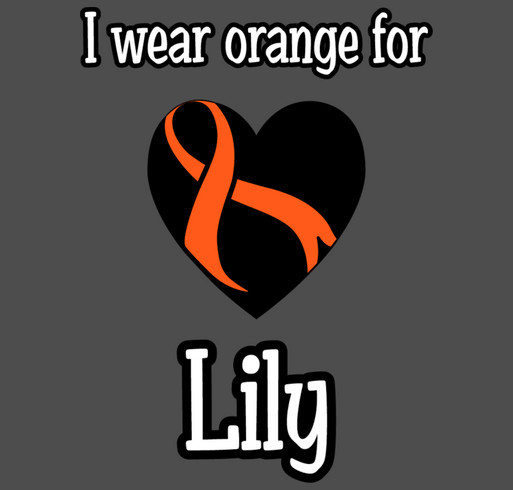 lily's fight against leukemia shirt design - zoomed