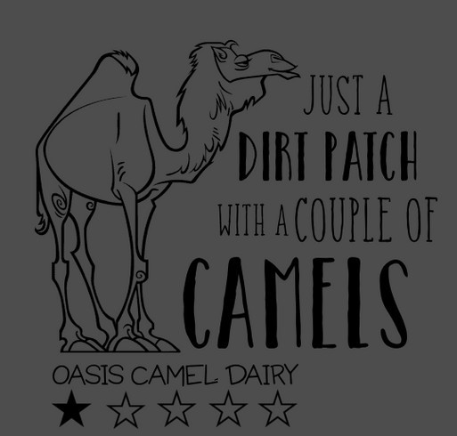Oasis Camel Dairy's One Star Dirt Patch T Shirt shirt design - zoomed