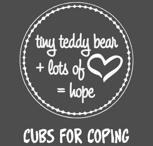 Cubs for Coping T-Shirt Fundraiser shirt design - zoomed