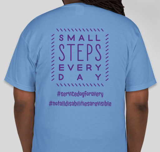 Service Dog for Avery Fundraiser - unisex shirt design - back