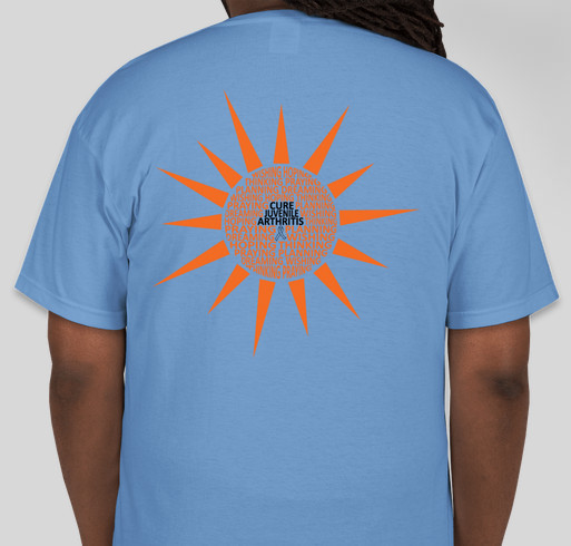 Wishing Hoping Praying For a Cure For Juvenile Arthritis Fundraiser - unisex shirt design - back