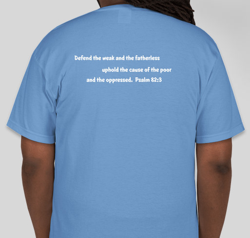 Adoption Fees for Brooke and Jillian Fundraiser - unisex shirt design - back