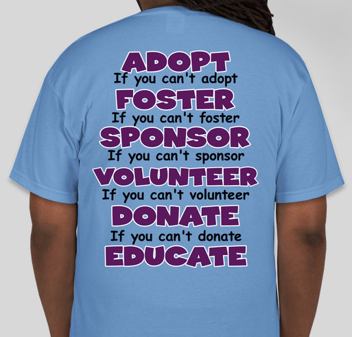 Everyone Can Do Something! Fundraiser - unisex shirt design - back