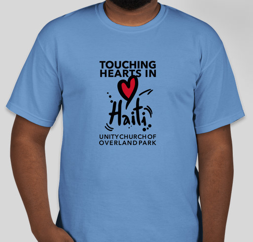 Unity Church of Overland Park, Touching Hearts in Haiti Campaign Fundraiser - unisex shirt design - front