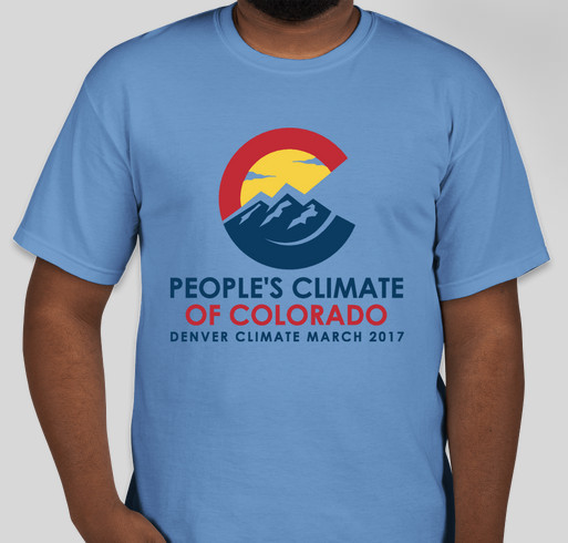 Denver Climate March 2017 Fundraiser - unisex shirt design - front