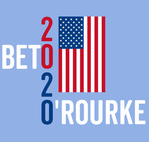 Beto O'Rourke 2020 shirt design - zoomed