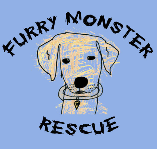 Furry Monster Rescue new logo!! shirt design - zoomed