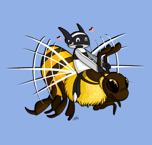 Skylar Helps Save the Bees shirt design - zoomed
