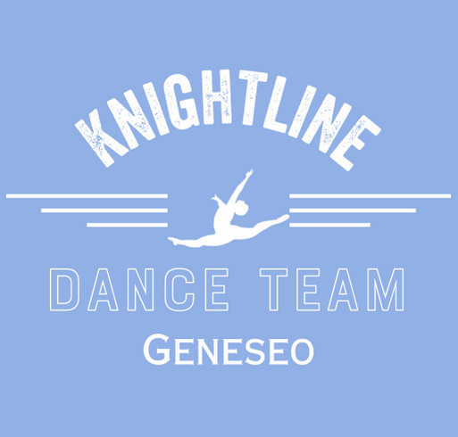 Geneseo Knightline Dance Team T-Shirt Fundraiser shirt design - zoomed
