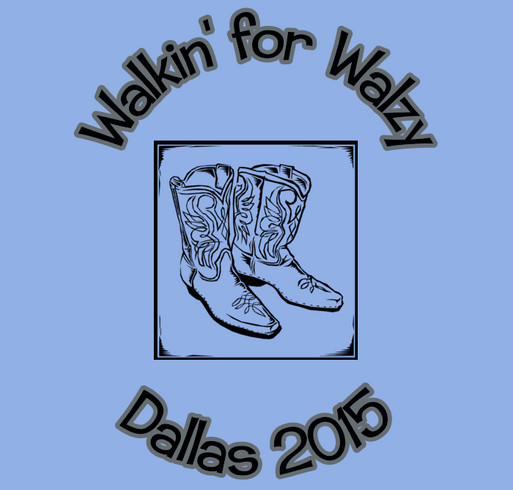 Walkin' for Walzy - AFSP Out of the Darkness shirt design - zoomed