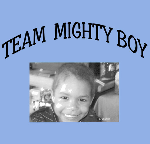 Mighty boy shirt design - zoomed