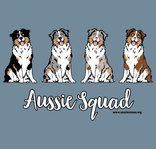 Aussie Rescue Fundraiser shirt design - zoomed