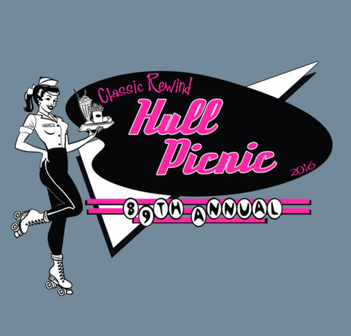 The Hull Picnic shirt design - zoomed