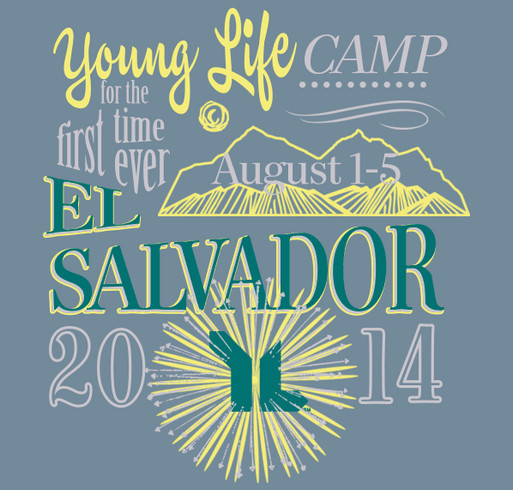 El Salvador Young Life Camp shirt design - zoomed