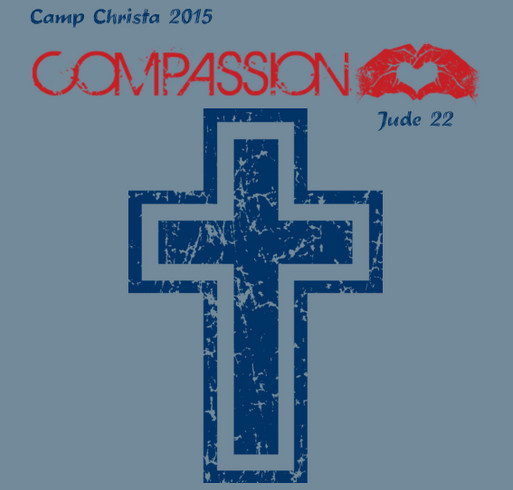 Send a child to camp Christa fundraiser. shirt design - zoomed