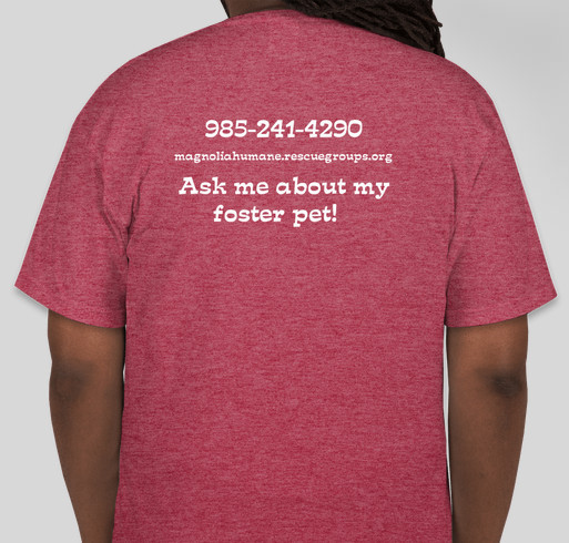 Foster Parents Rock! Fundraiser - unisex shirt design - back