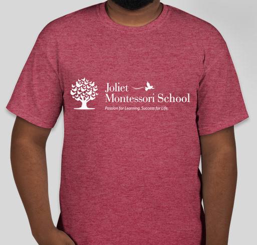 Joliet Montessori School Fundraiser - unisex shirt design - front