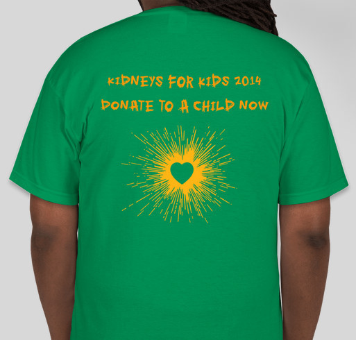 Kidney Disease Is Not A Joke T-Shirts Fundraiser - unisex shirt design - back