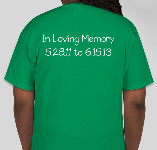 Eli's Dino Dash Memorial 5K Fundraiser - unisex shirt design - back