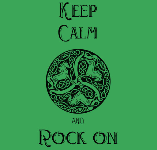 Keep Calm, Rock On! shirt design - zoomed