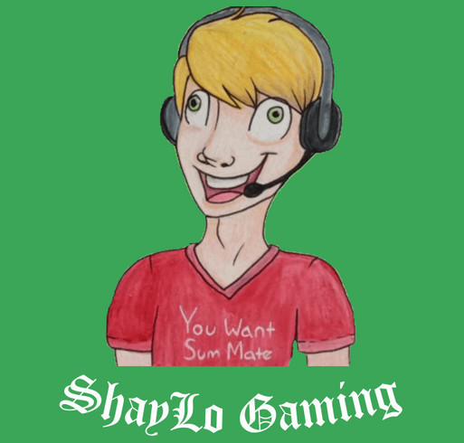 ShayLo Gaming shirt design - zoomed