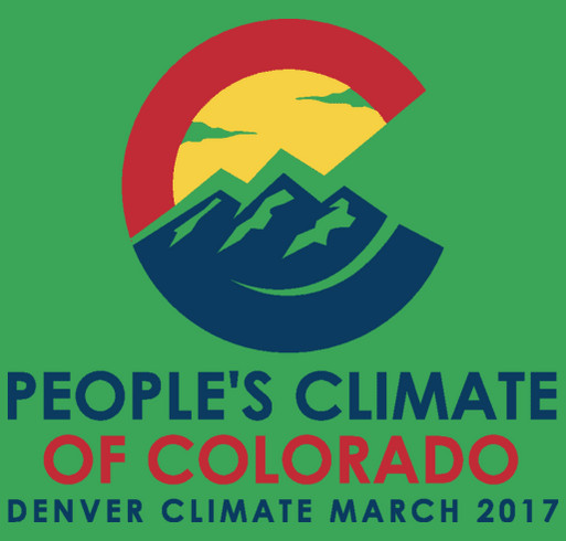 Denver Climate March 2017 shirt design - zoomed