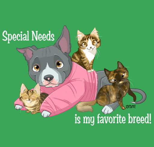 Support Special Needs Pets shirt design - zoomed