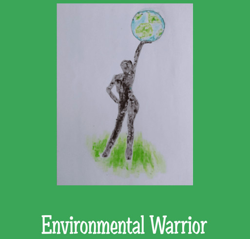 Environmental Warrior shirt design - zoomed