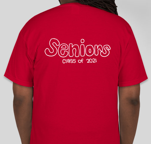 Senior Class Red Shirt Fundraiser - unisex shirt design - back