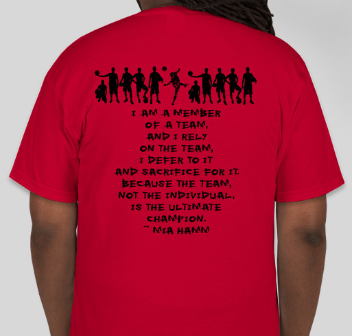 Morton High School Boys Soccer Fundraiser - unisex shirt design - back