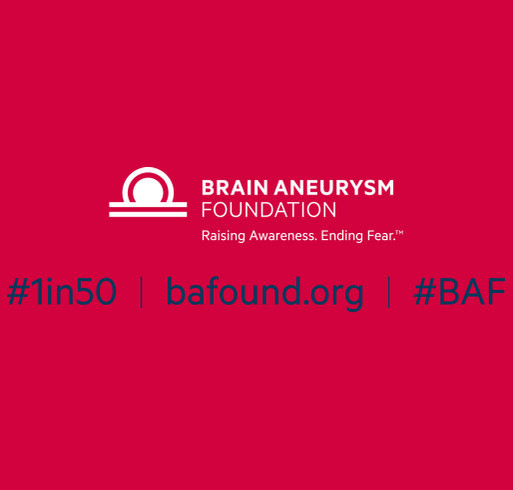 Brain Aneurysm Awareness T-shirt shirt design - zoomed