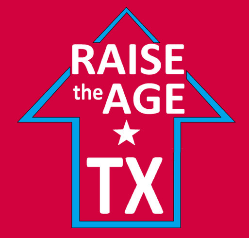 Raise the Age TX shirt design - zoomed