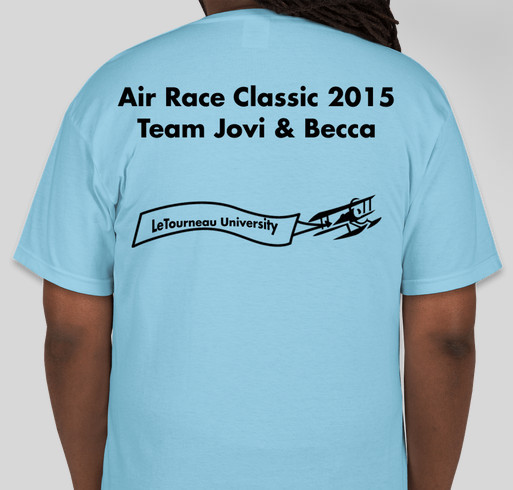Air Race Classic 2015 Fundraiser Fundraiser - unisex shirt design - back