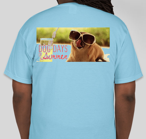 Dog Days of Summer Fundraiser for the Iosco County Humane Society Fundraiser - unisex shirt design - back