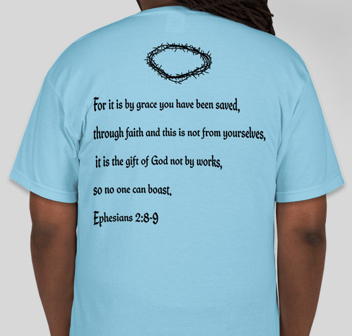 Apostles of Grace Fundraiser - unisex shirt design - back