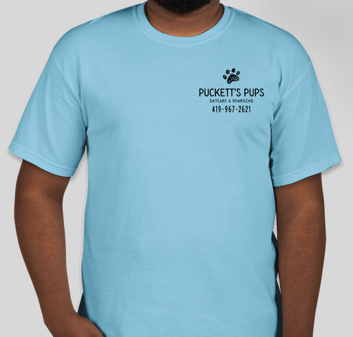 Puckett's Pups Spring T-Shirt Sale Fundraiser - unisex shirt design - front