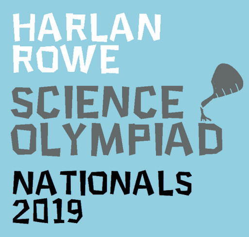 Harlan Rowe Science Olympiad Booster shirt design - zoomed