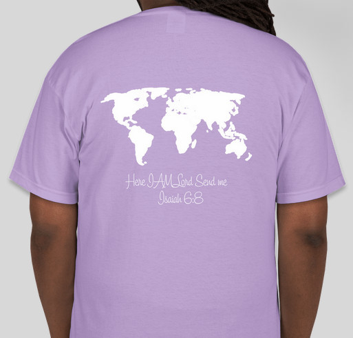 Teaching in Thailand Fundraiser - unisex shirt design - back