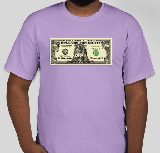 Dollars for Digits Fundraiser - unisex shirt design - front