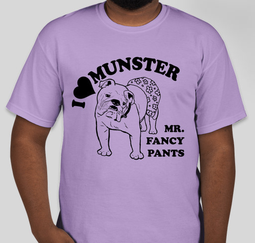 Munster (A.K.A. Mr. Fancy Pants) Fundraiser - unisex shirt design - front